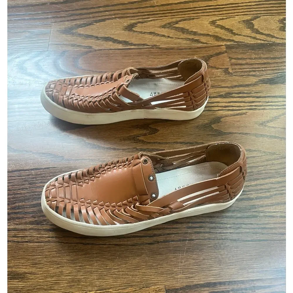 Derek lam 10 Crosby Lia leather Slip On shoes women’s Sz. 6 brown